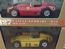 2 x Lancia Ferrari D50 1 x gelb 1 x rot brumm serie oro 1:43