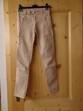 Spezielle ZARA Basic Hose beige Gr. 34 / XS - 251219