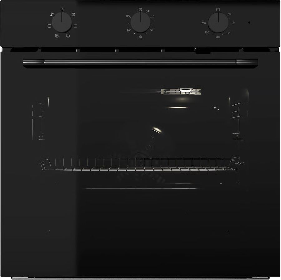 Ikea Fours: IKEA Einbauumluftbackofen schwarz 9 Monate alt – D'occasion à Gwatt (Thun) par Thuner1985 1