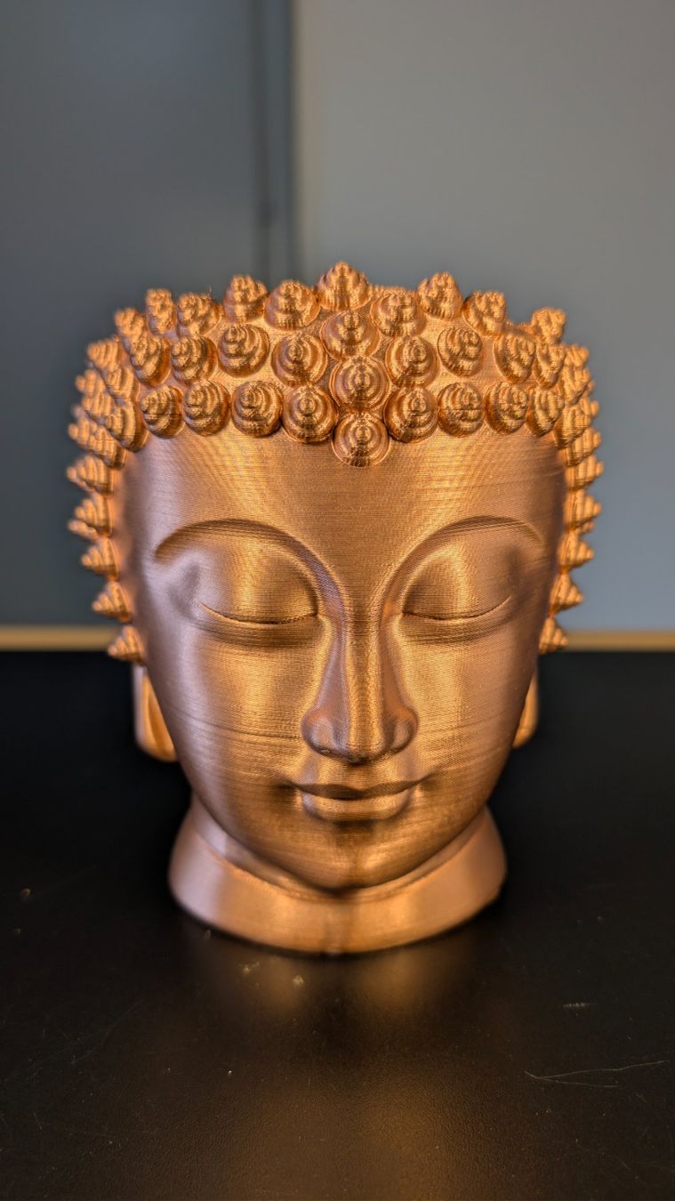 Vasen & Gefässe: Buddha Head Decorative Vase – Testa Oro 3D – Neu (gemäss Beschreibung) aus Roveredo GR von 3D_ZAGA 2