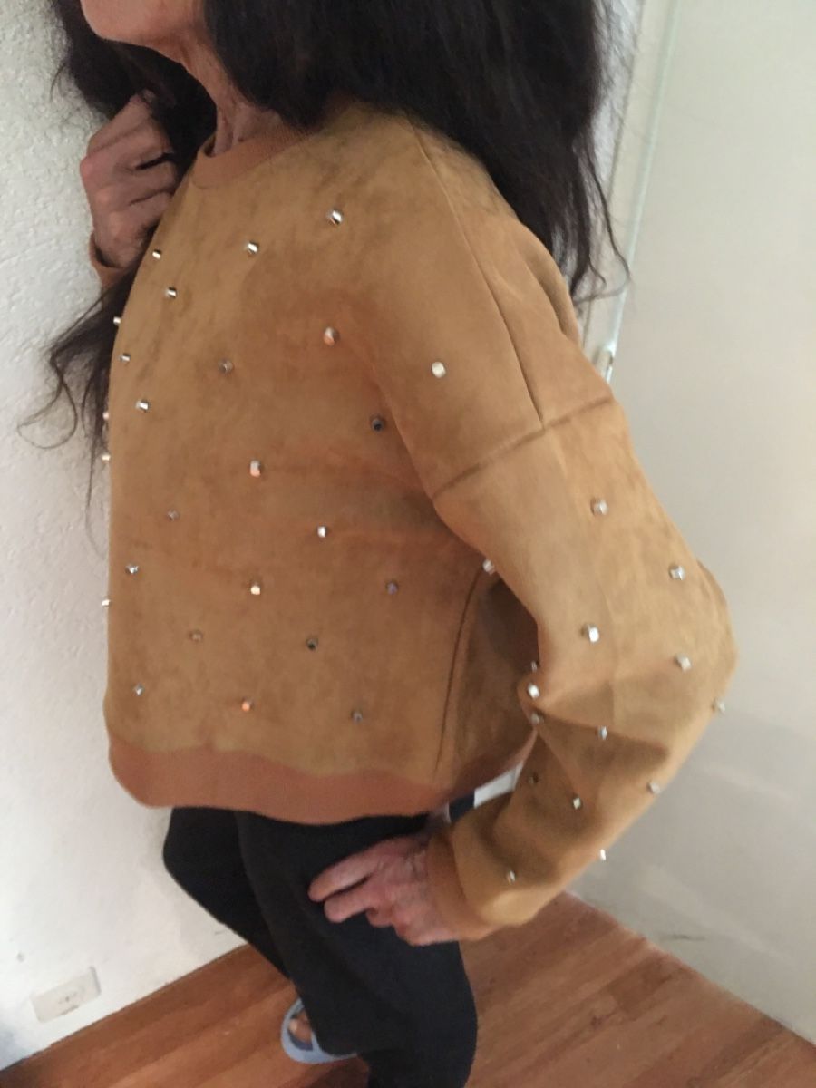Giacche: Stylischer Damenpullover mit Strasssteinen - Größe S – Nuovo (secondo la descrizione) da Le Grand-Saconnex venduto da christianbmarx