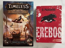2 Jugendbücher Set Timeless & Erebos, Deutsch