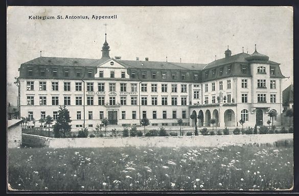 Ansichtskarten: AK Appenzell, Kollegium St. Antonius – Gebraucht aus Berlin von bartko-reher