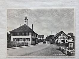 Wettswil Dorfpartie historische Postkarte