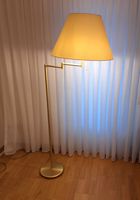 Hufnagel Stehleuchte Mid-Century aus Messing Halogen