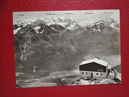 AK St.Moritz Endstation Luftseilbahn Piz Nair mit Stempel