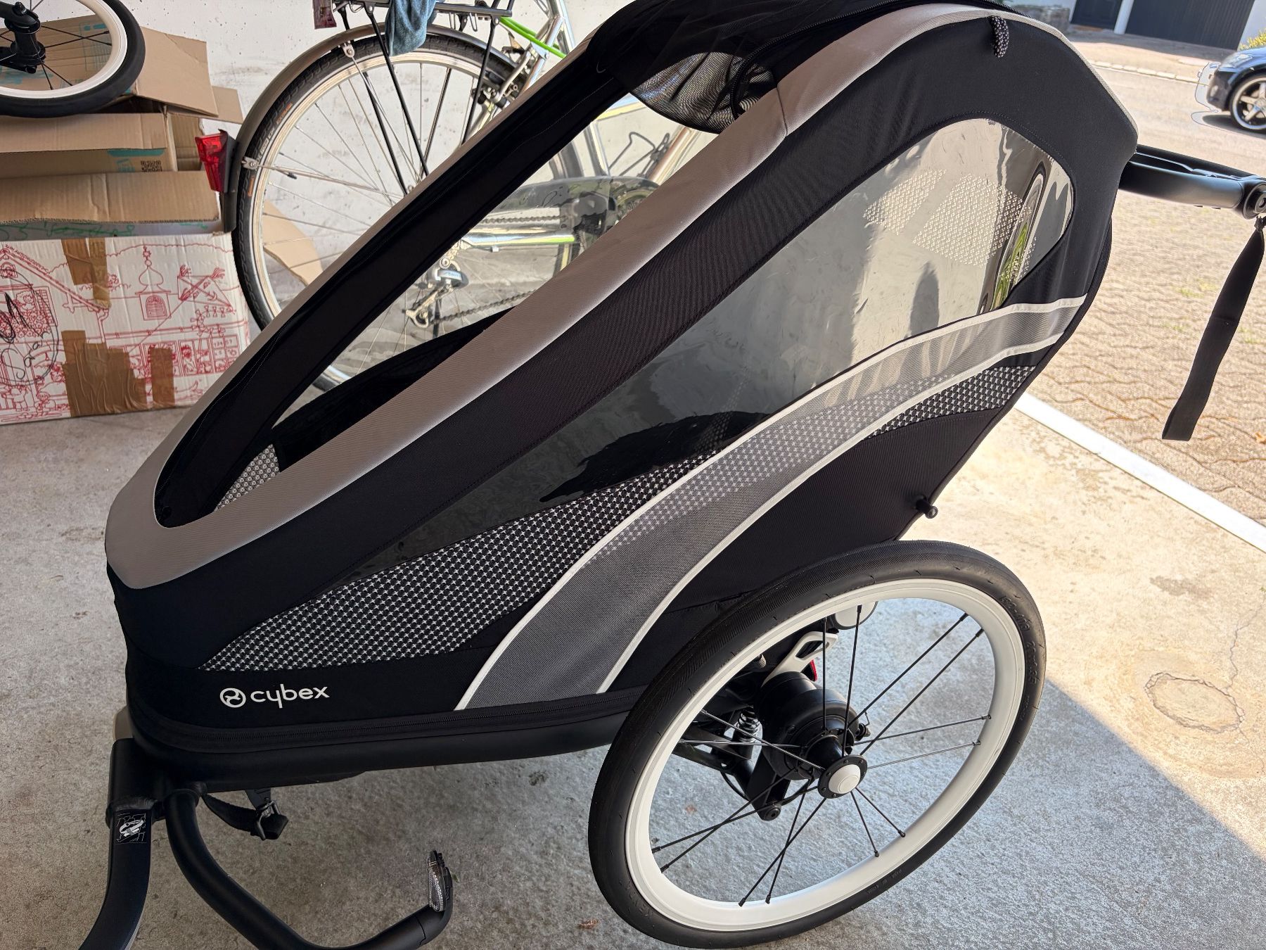 Cybex Kinderwagen: Cybex Zeno One Veloanhänger u. Joggingwagen – Gebraucht aus Oberohringen von Quartararo20 7