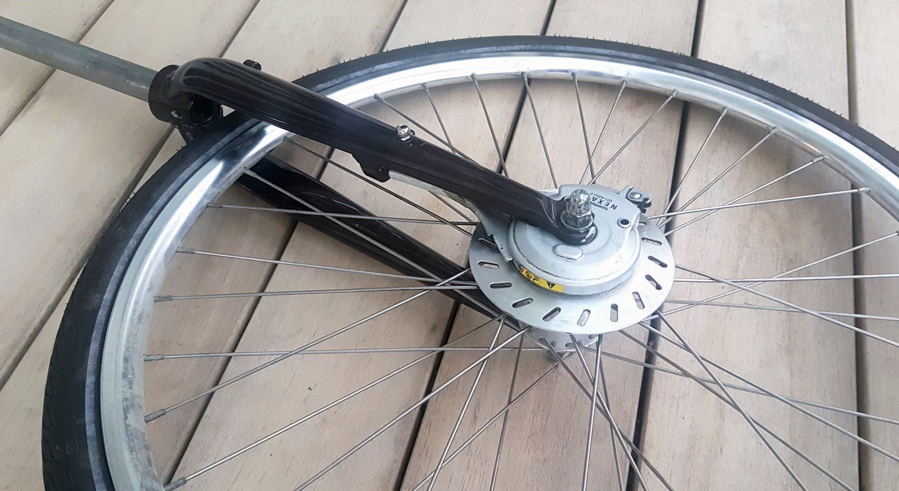 Pezzi di ricambio: Fahrrad Alugabel mit passendem Vorderrad – Usato da Bremgarten b. Bern venduto da Faenki 2