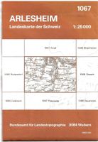 Swisstopo-Karte 1:25'000 1067 Arlesheim