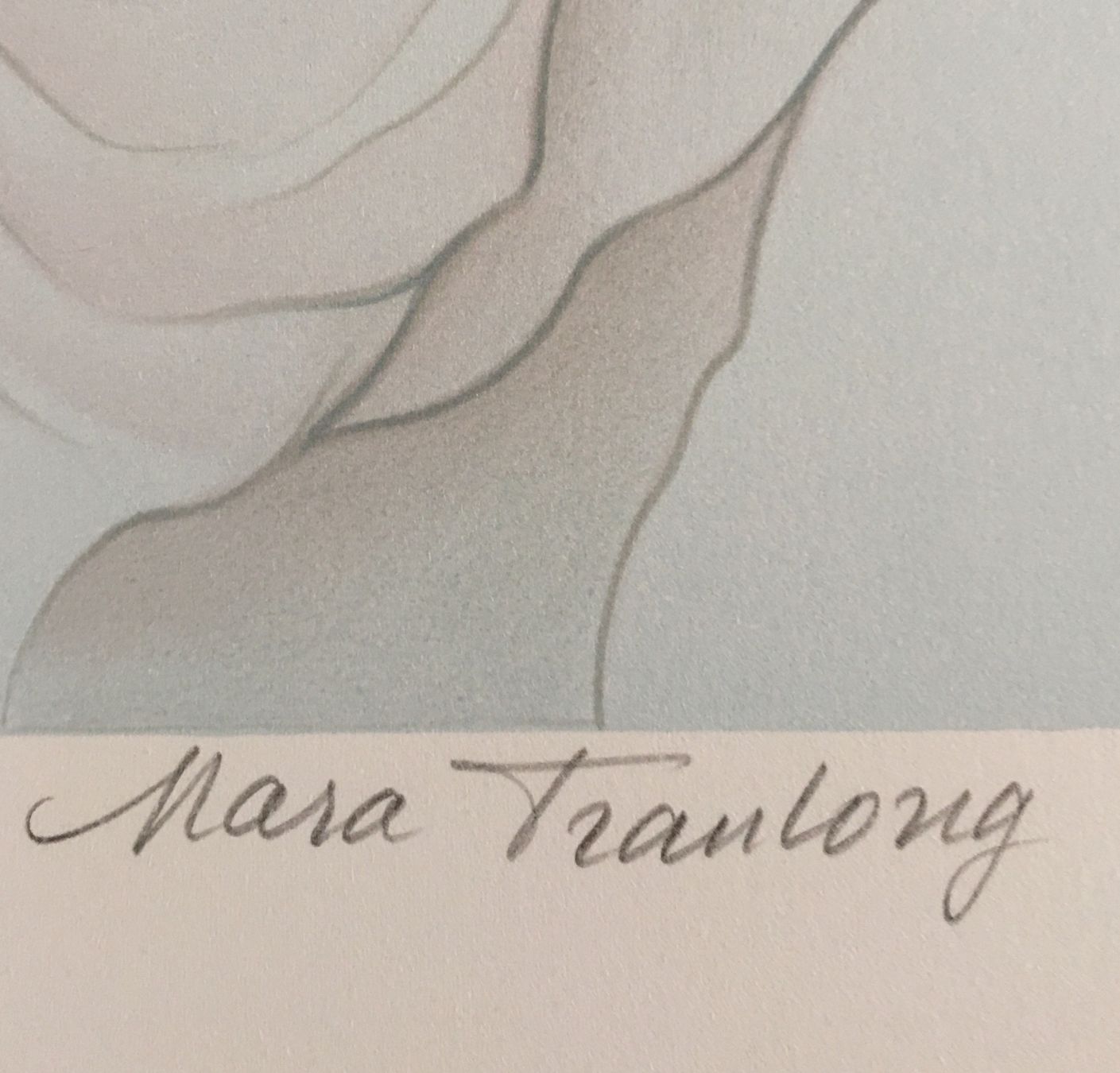 Grafica & Litografie: Mara Tran Long   "Nu Aux Roses Bleues"   Farblithographie – Usato da Nennigkofen venduto da waltraub 4