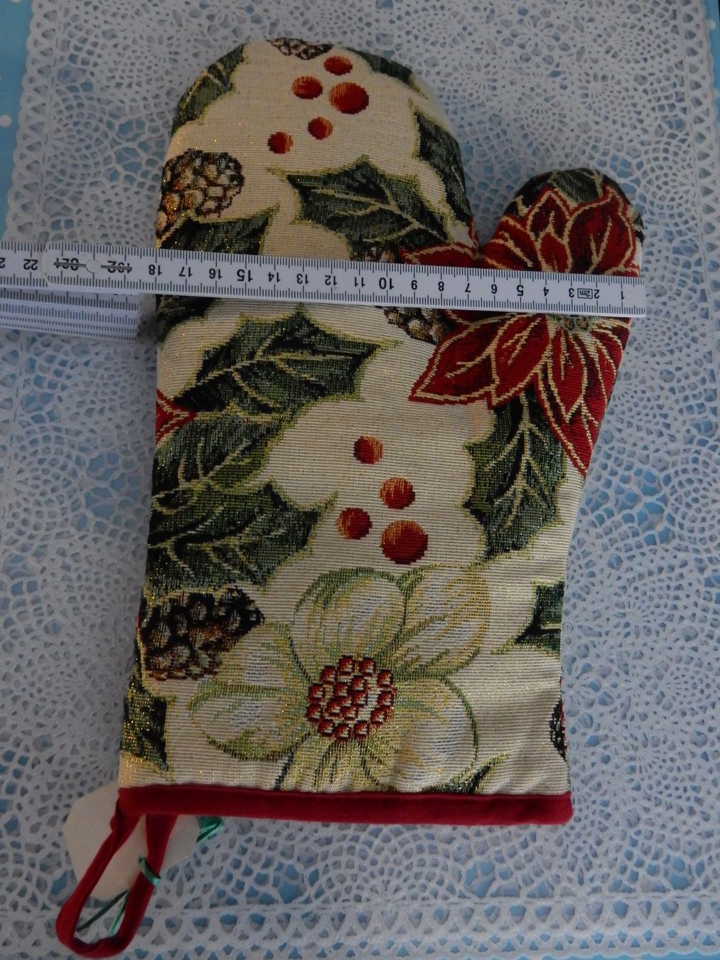 Guanti & manicotti: Ofenhandschuh mit Weihnachtsstern Backen Ofen – Nuovo (secondo la descrizione) da Jona venduto da simongarden 3