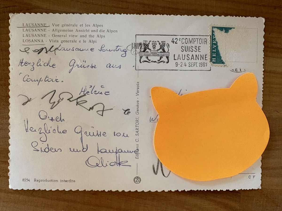 Ansichtskarten: AK von Lausanne – Gebraucht aus Rümlang von Kartenpost1 1
