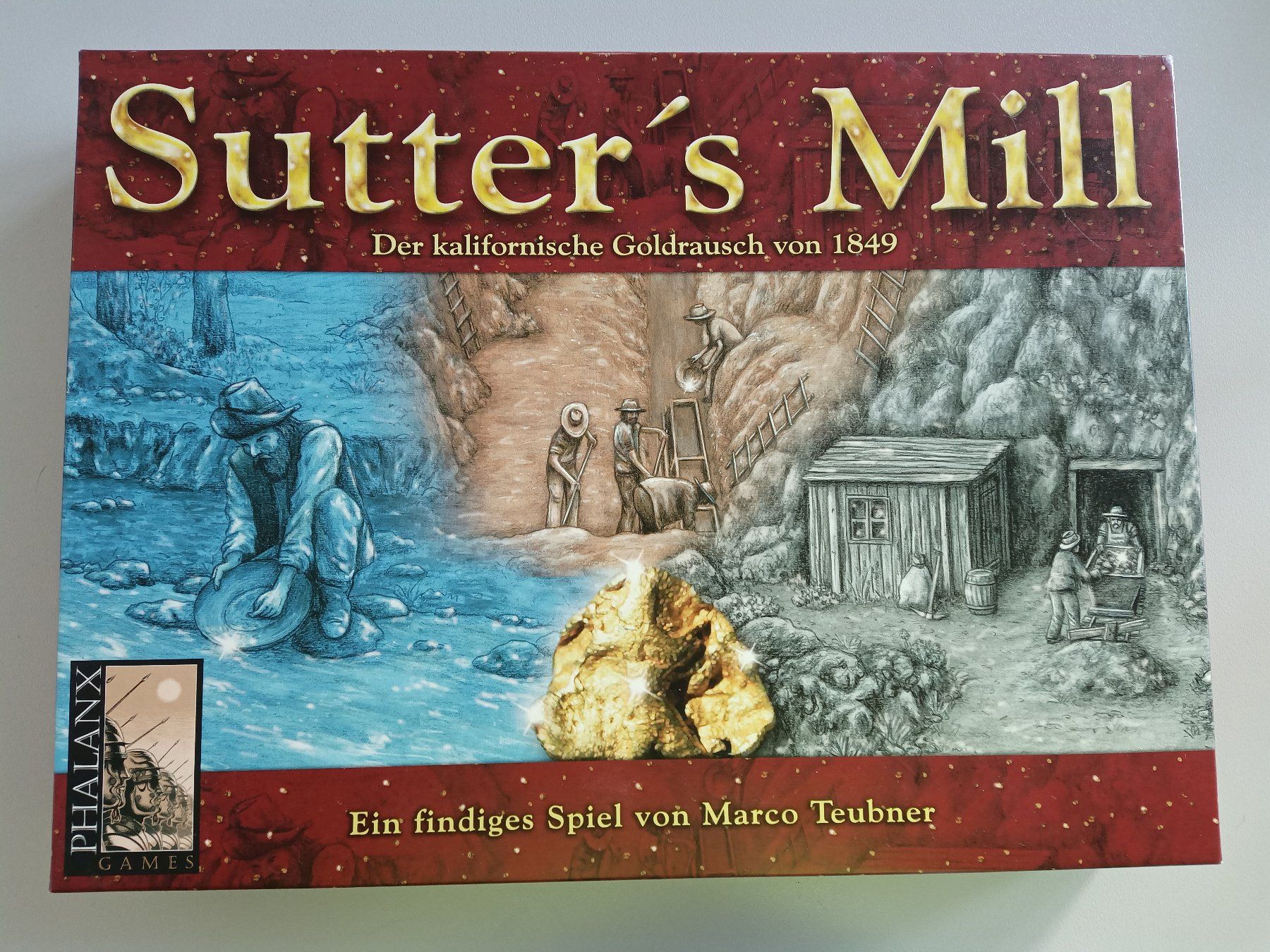 Giochi: Sutter's Mill - Sutters Mill Brettspiel Marco Teubner – Usato da Altstätten SG venduto da GGsGameshop