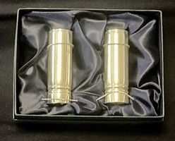 Elegantes, versilbertes Salz/Pfeffer-Set