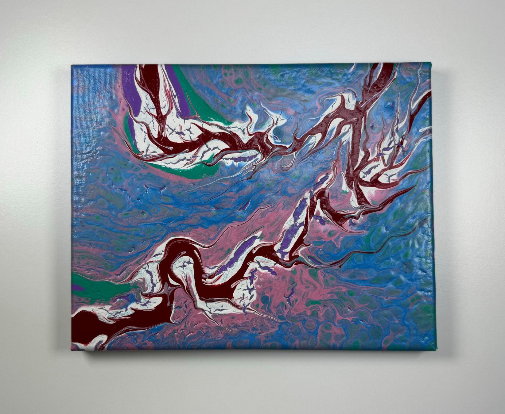 Dipinti: Acryl-Flüssigmalerei, rechteckig – Usato da Schlieren venduto da MayaSheng1983
