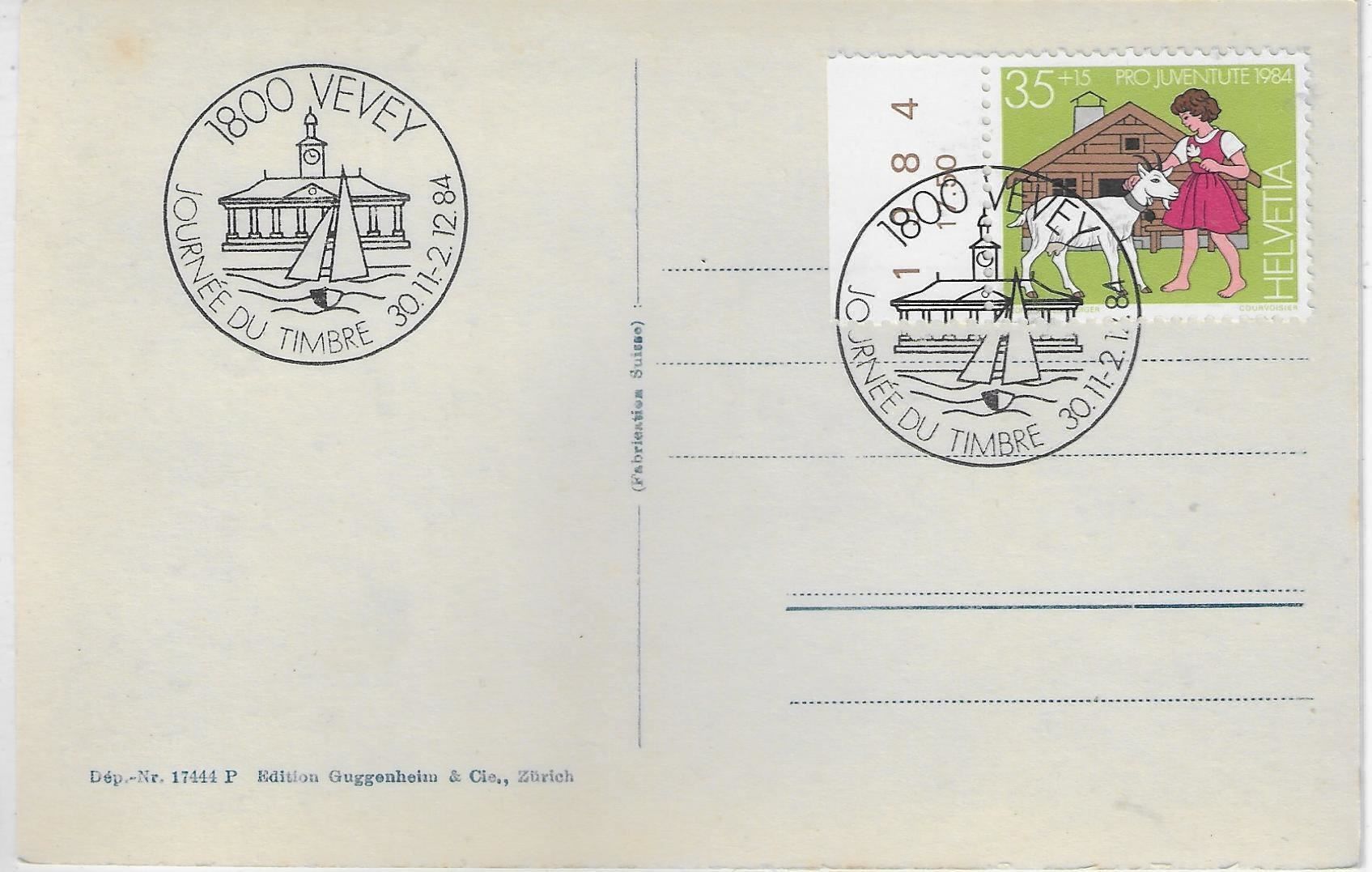 Cartes postales: Vevey - Vue generale – D'occasion à Ettingen par Kartenplanet 1