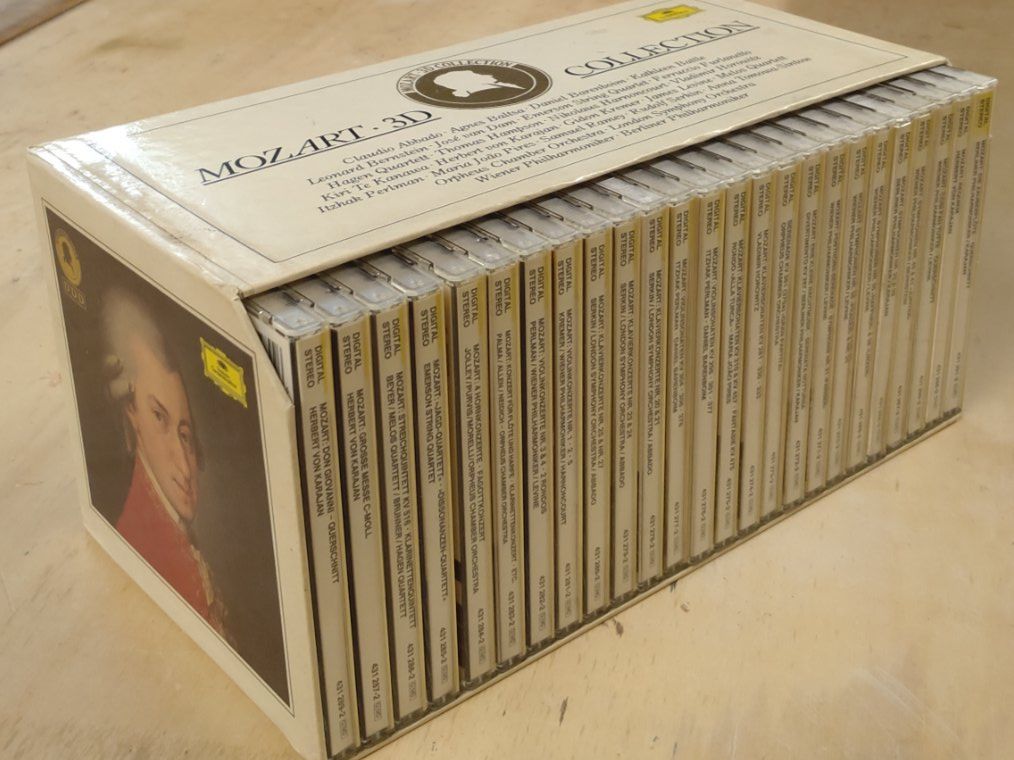 CD: MOZART 3D COLLECTION - 25 CD coffret – Usato da Vuadens venduto da Tsaberli1