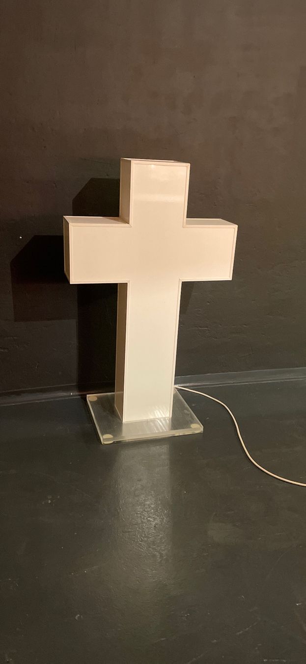 Lampen: Design Stehlampe Weisses Kreuz – Gebraucht aus Wangen b. Olten von Mertz 2