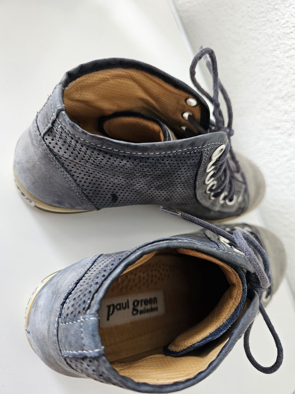 Paul Green Scarpe da donna: Sneaker Paul Green Gr. 38 blau mit grau – Usato da Neukirch (Egnach) venduto da Bonita6 5
