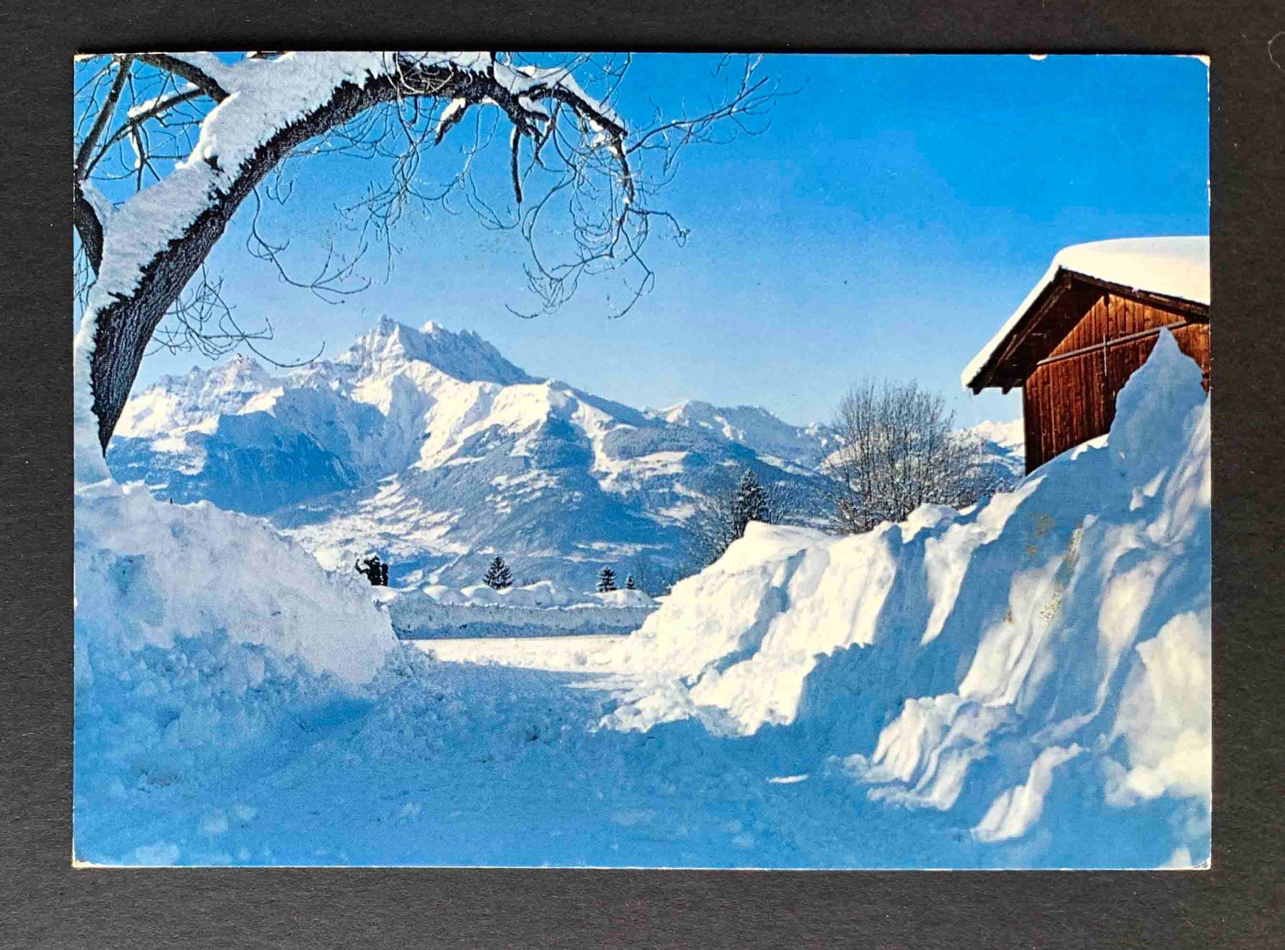 Cartoline postali: AK Villars s Ollon – Usato da Goldau venduto da artelier1
