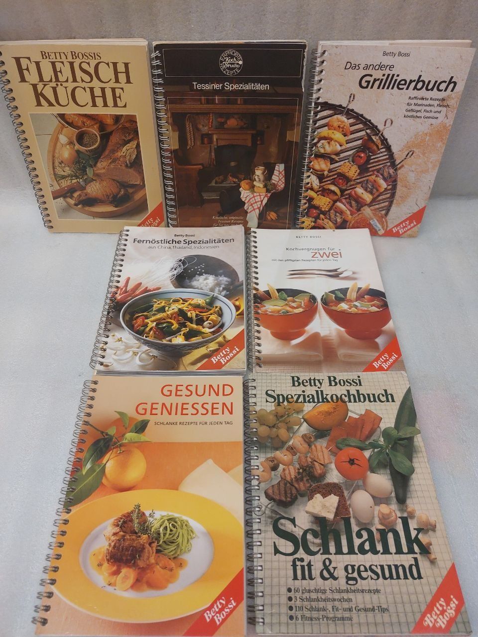 Bücher: 7x BETTY BOSSI MIX – Gebraucht aus Pambio Noranco von Pol69