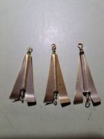 3 hélices argentées 37 mm versilbert Propeller