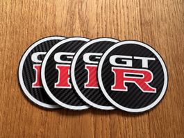 Nissan GT-R Untersetzer Set aus 4 Stück Carbon-Optik