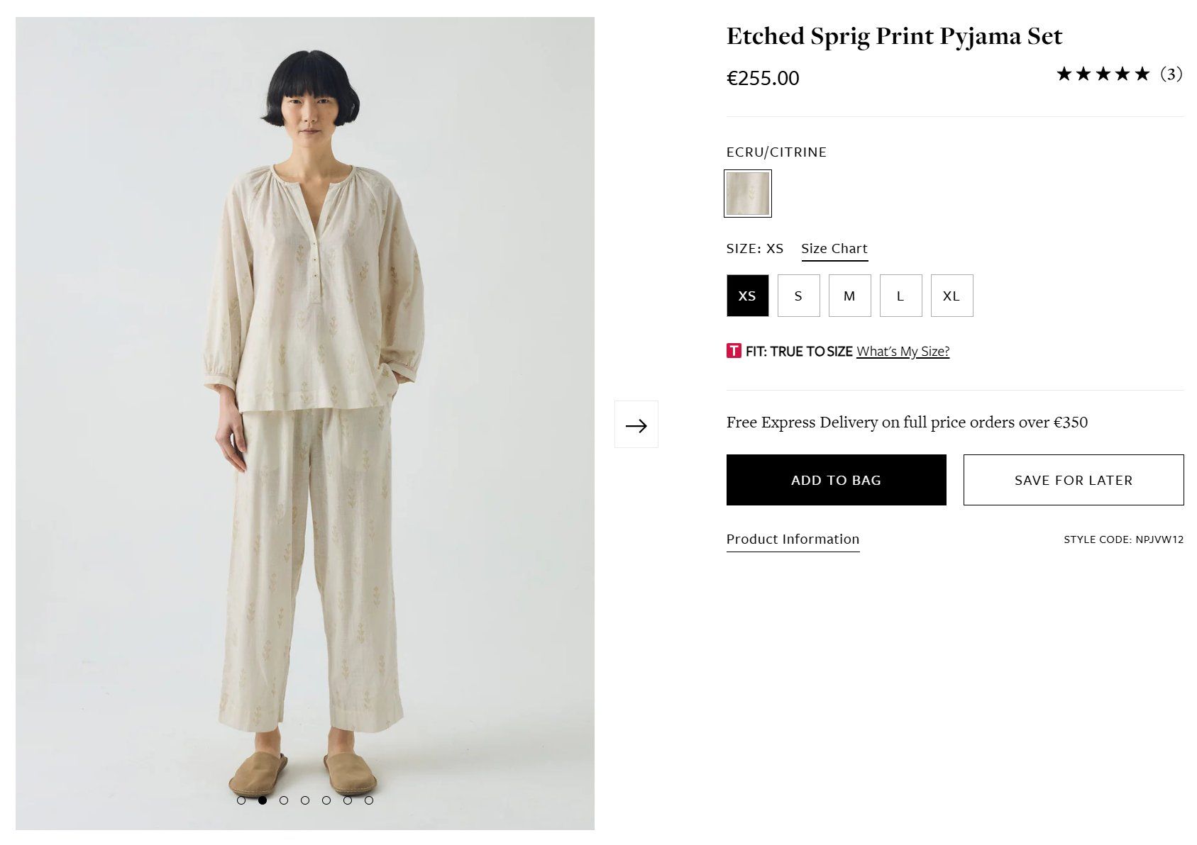 Négligés & Pyjamas: TOAST embroidered pajamas bottoms, xs – Neuf (Voir description) à Kilchberg ZH par ben_pc68 9