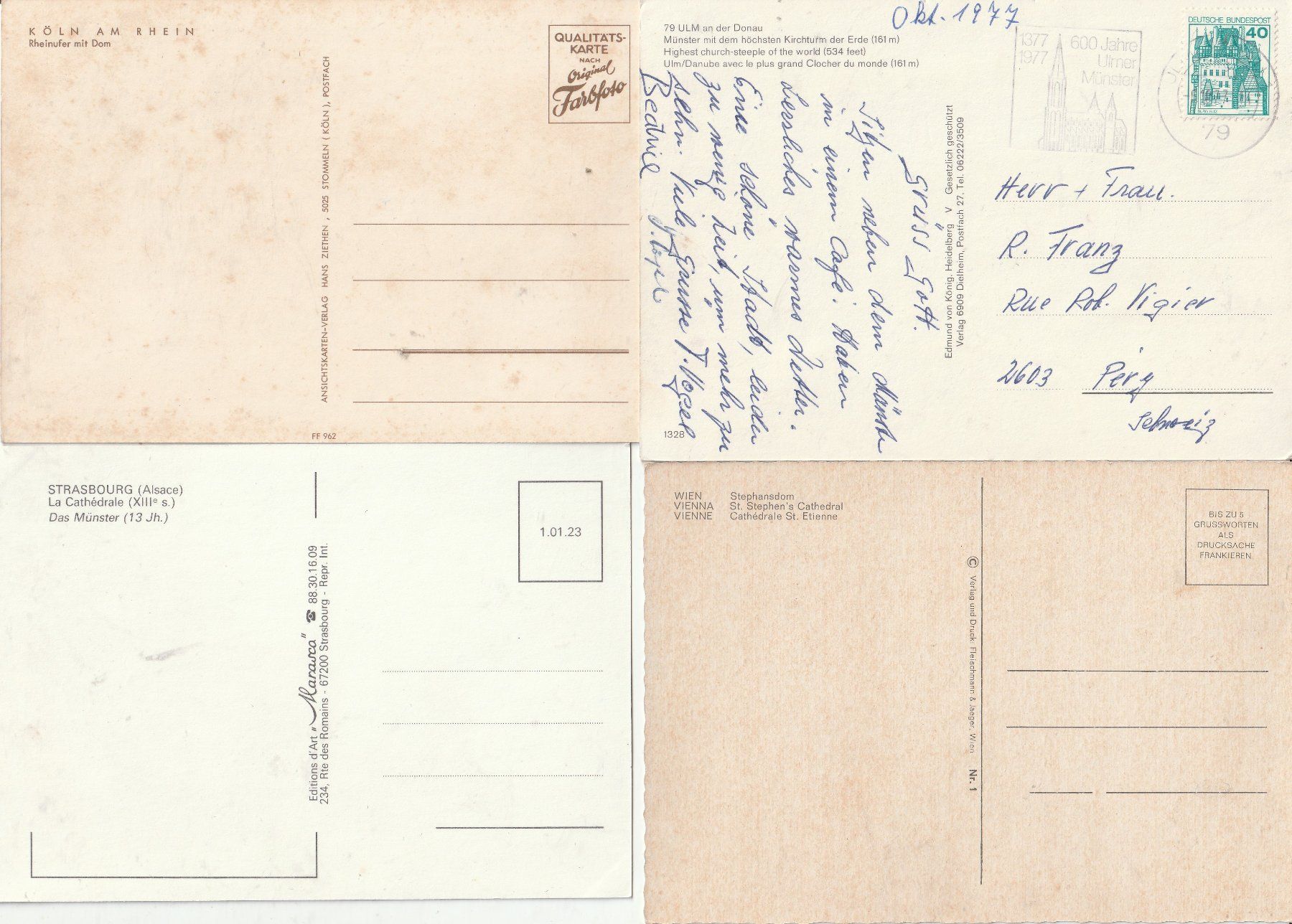 Cartoline postali: 16 Karten Sakralbauten- Kirchen – Usato da Lumbrein venduto da made02 1