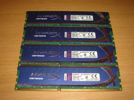 4 Stück 4gb ddr3 RAM für Computer