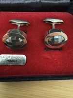 Elegante Manschettenknöpfe, Silber rhodiniert, Vintage Stil!