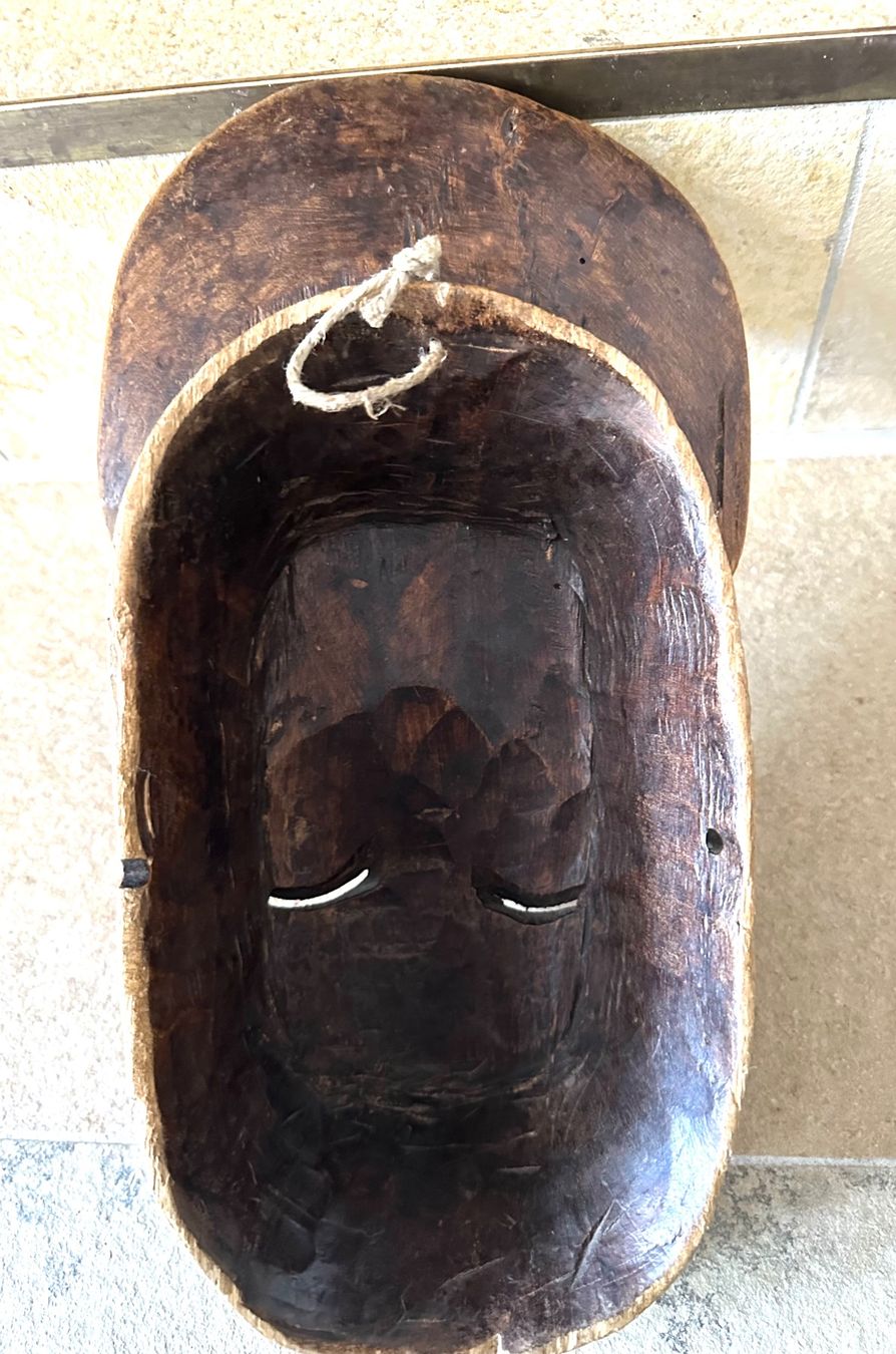 Internationale Kunst: 🔥 Masque Africain en bois sculpté /Afrikanische Holzmaske – Gebraucht aus Fribourg von Meta26 5