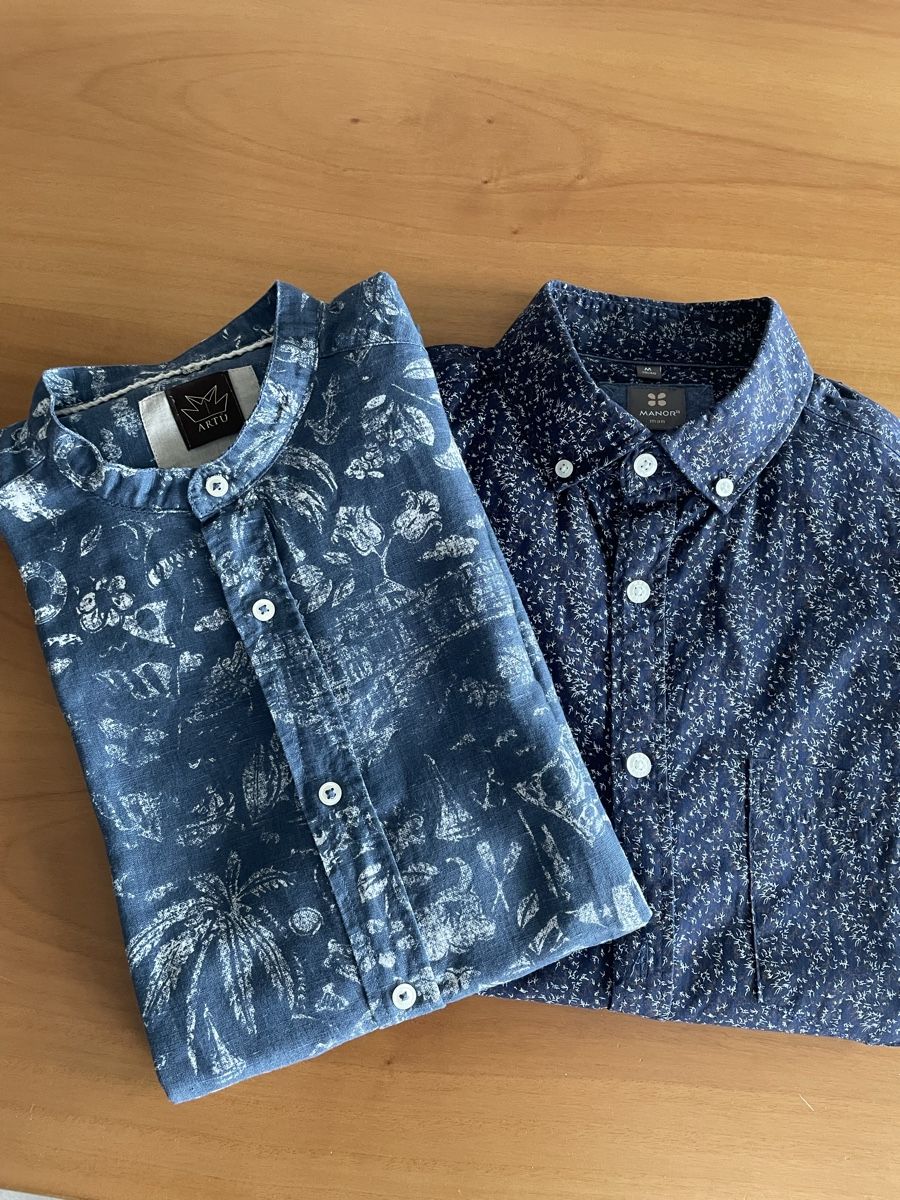 Camicie: Set due camicie uomo M cotone – Usato da Breganzona venduto da Patrizia-S