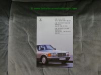 Mercedes-Benz S-Klasse W126 1988/01 Prospekt deutsch