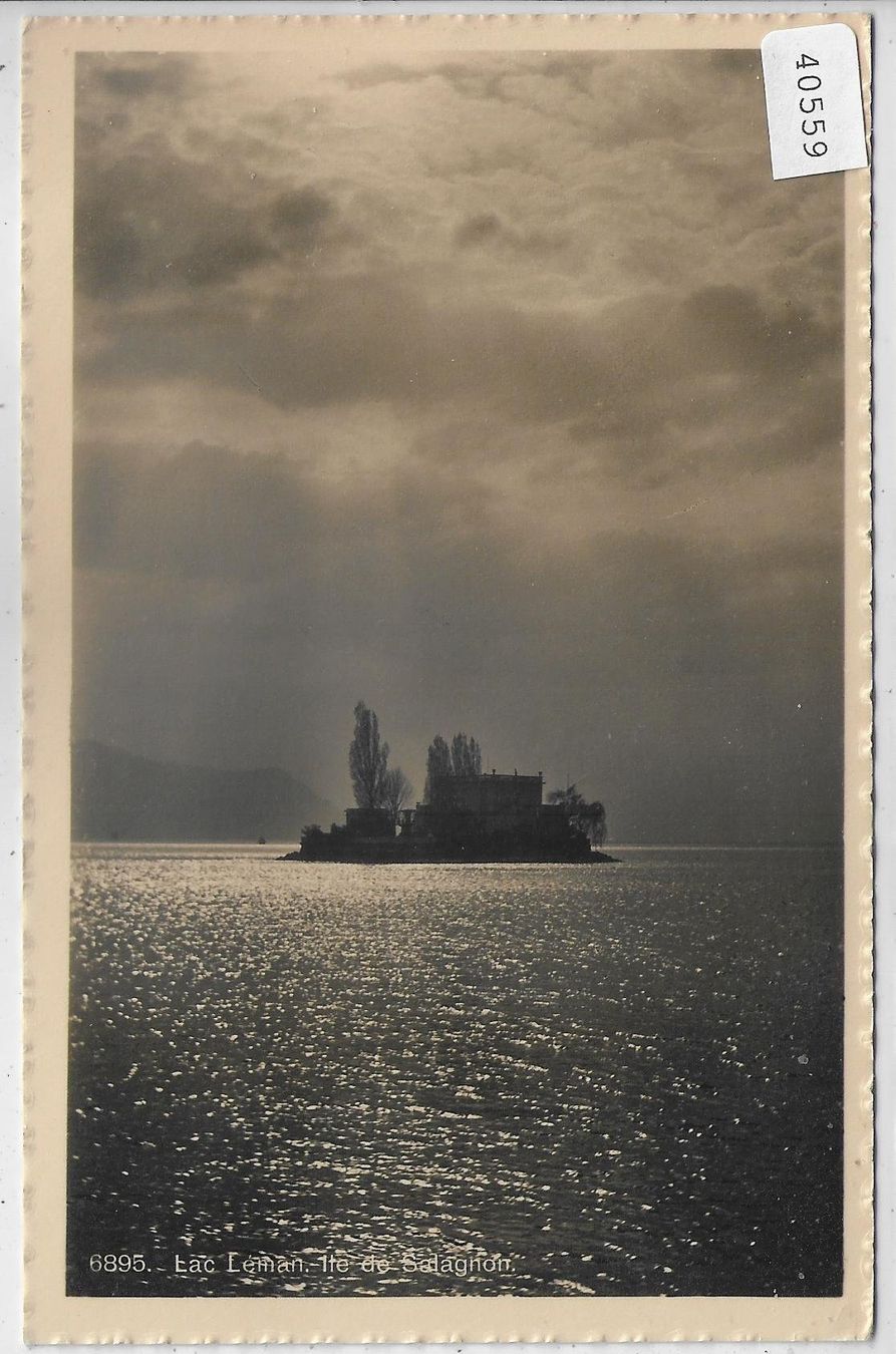 Cartoline postali: Coucher de Soleil La leman ile de Sandagnon – Usato da Ettingen venduto da Kartenplanet