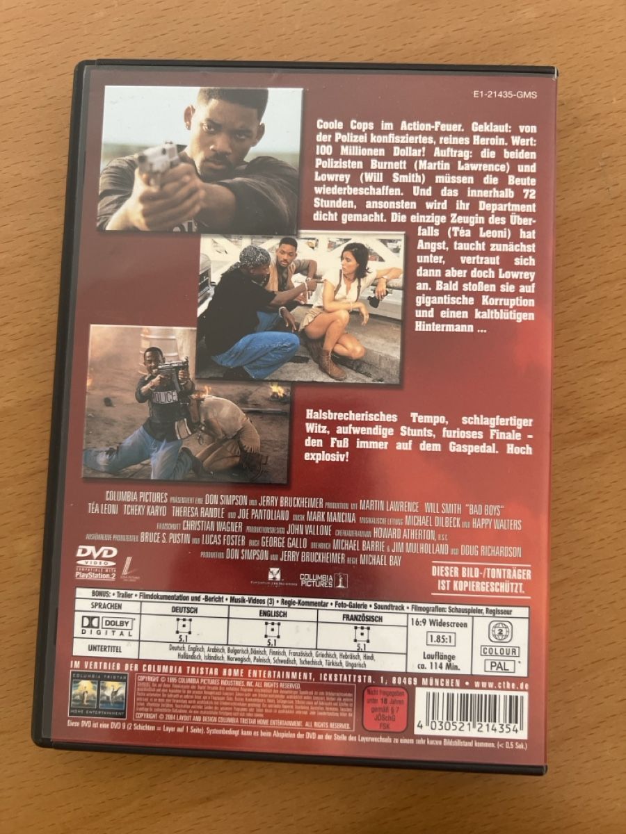 Tutti i DVDs: Bad Boys Collector's Edition DVD – Usato da windisch venduto da meisterkingremo 1