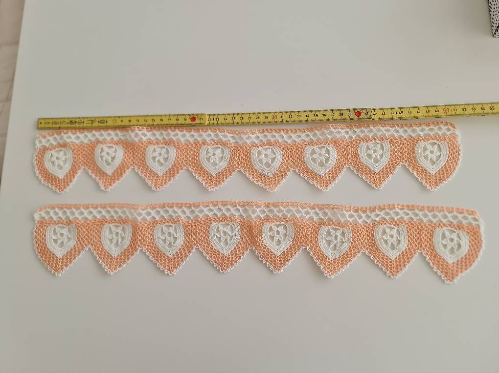 Tessuti: Spitzenbordüre apricot/weiss – Usato da Allschwil venduto da 86d_fmd5 2