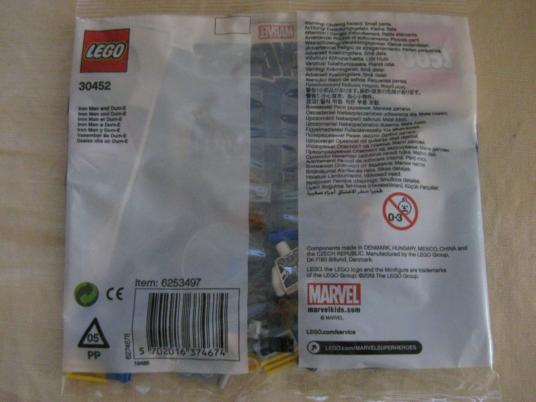 Lego Kit di costruzioni: LEGO MARVEL AVENGERS / Iron Man and Dum-E / Polybag – Nuovo e nell'imballaggio originale da Münchenbuchsee venduto da suisse-schweiz 1