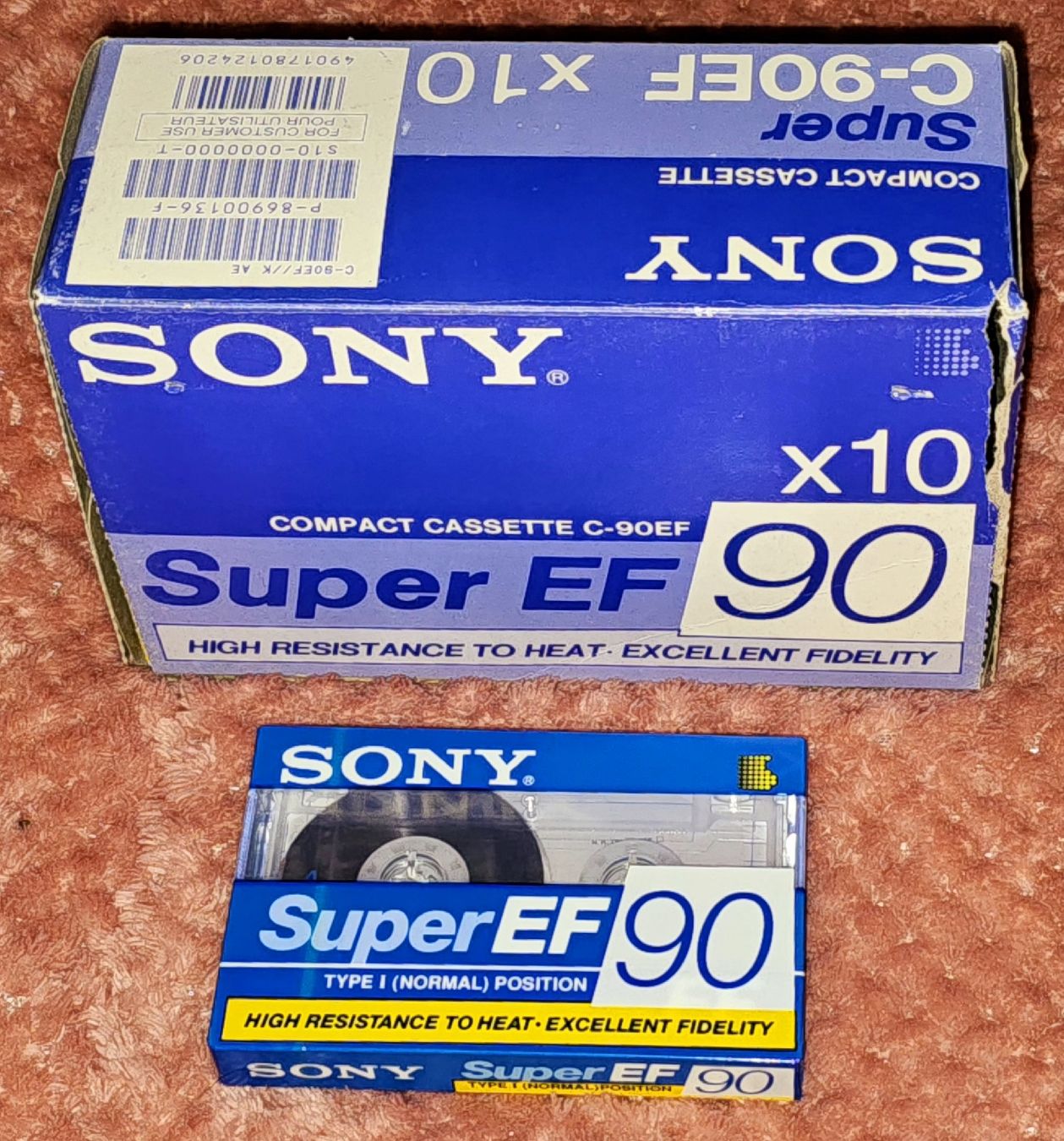 Kompaktkassetten: SONY"SUPER EF-90" Japan collectors – Neu und originalverpackt aus LAUSANNE von Mistersound 3