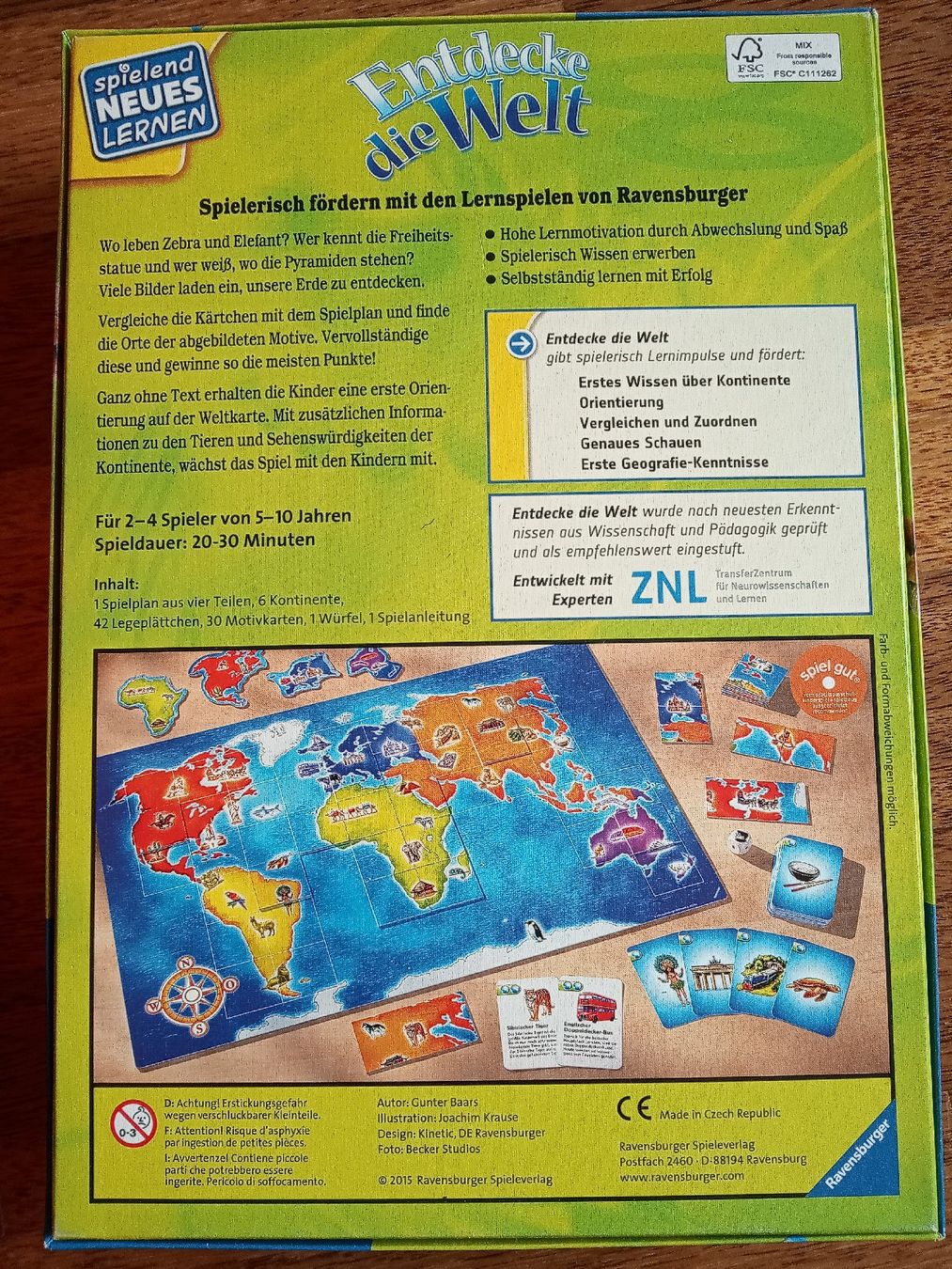 Ravensburger Giochi: Ravensburger "Entdecke die Welt" Lernspiel – Usato da Büren SO venduto da swelch 1