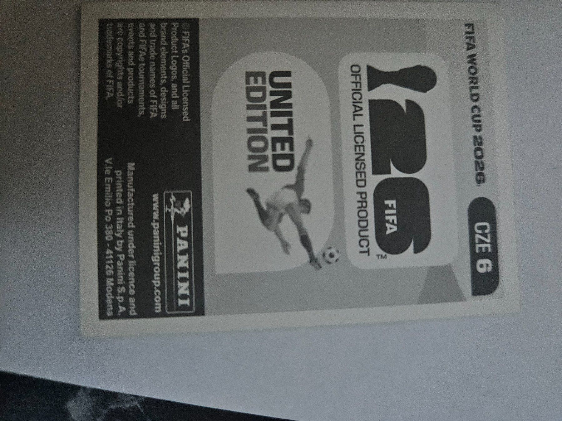 Panini Sammelbilder & Trading cards: CZE 6 – Gebraucht aus Würenlingen von Dinli 1