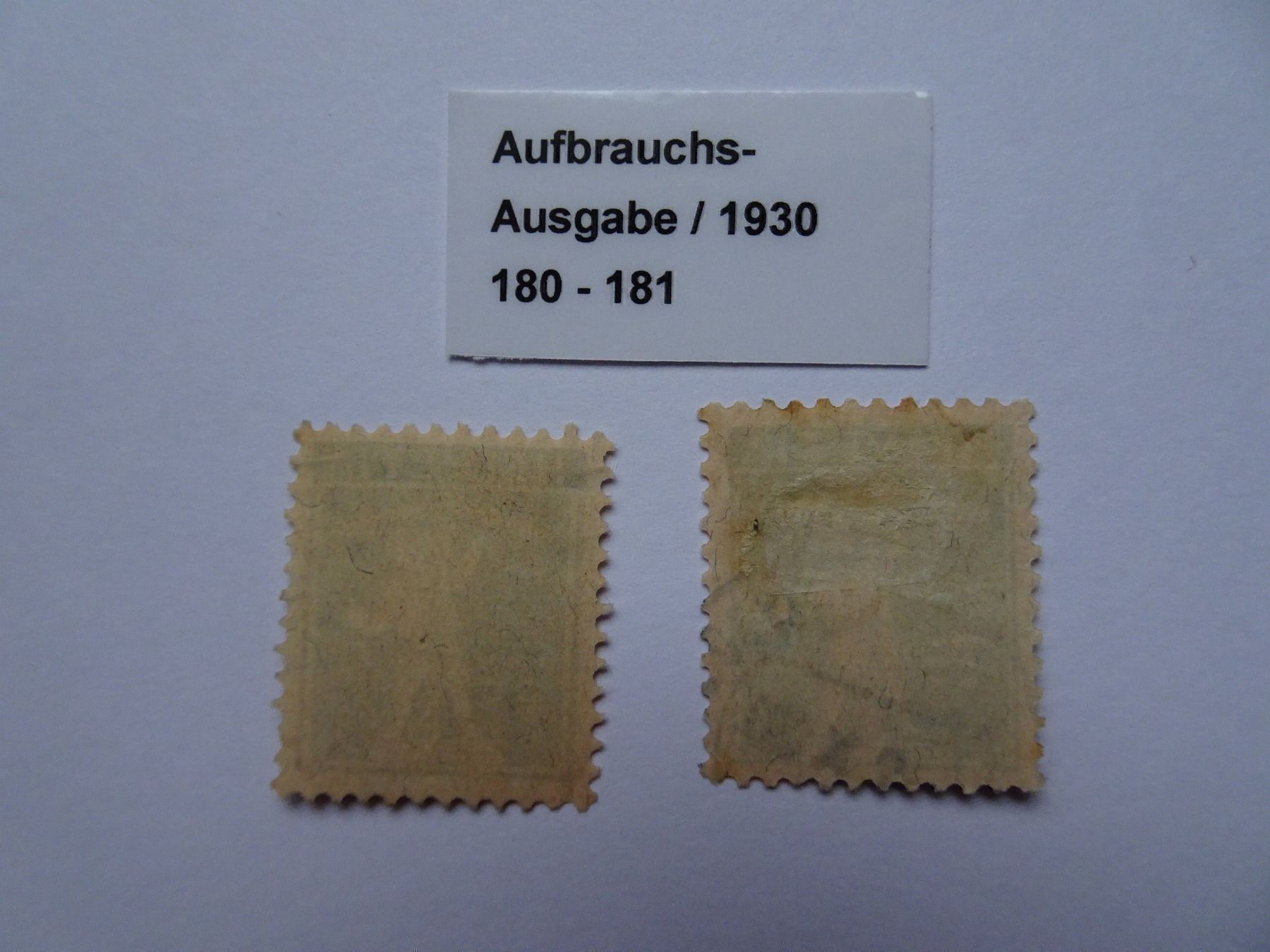 Tous les timbres: 1930 – D'occasion à Aadorf par Chnorli-Furz 1