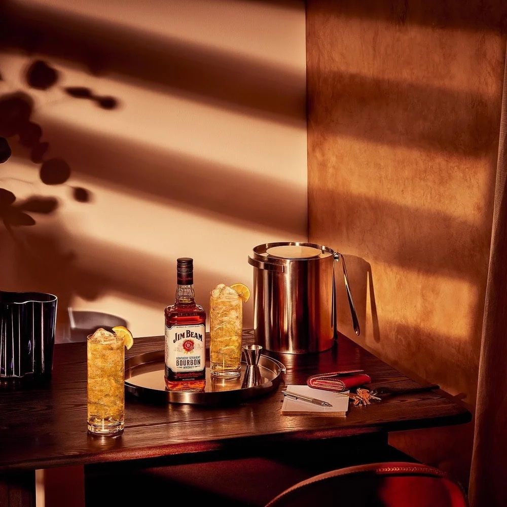 Bevande alcoliche: 70cl Whiskey Jim Beam Bourbon – Nuovo e nell'imballaggio originale da Bülach venduto da DEHAM 9
