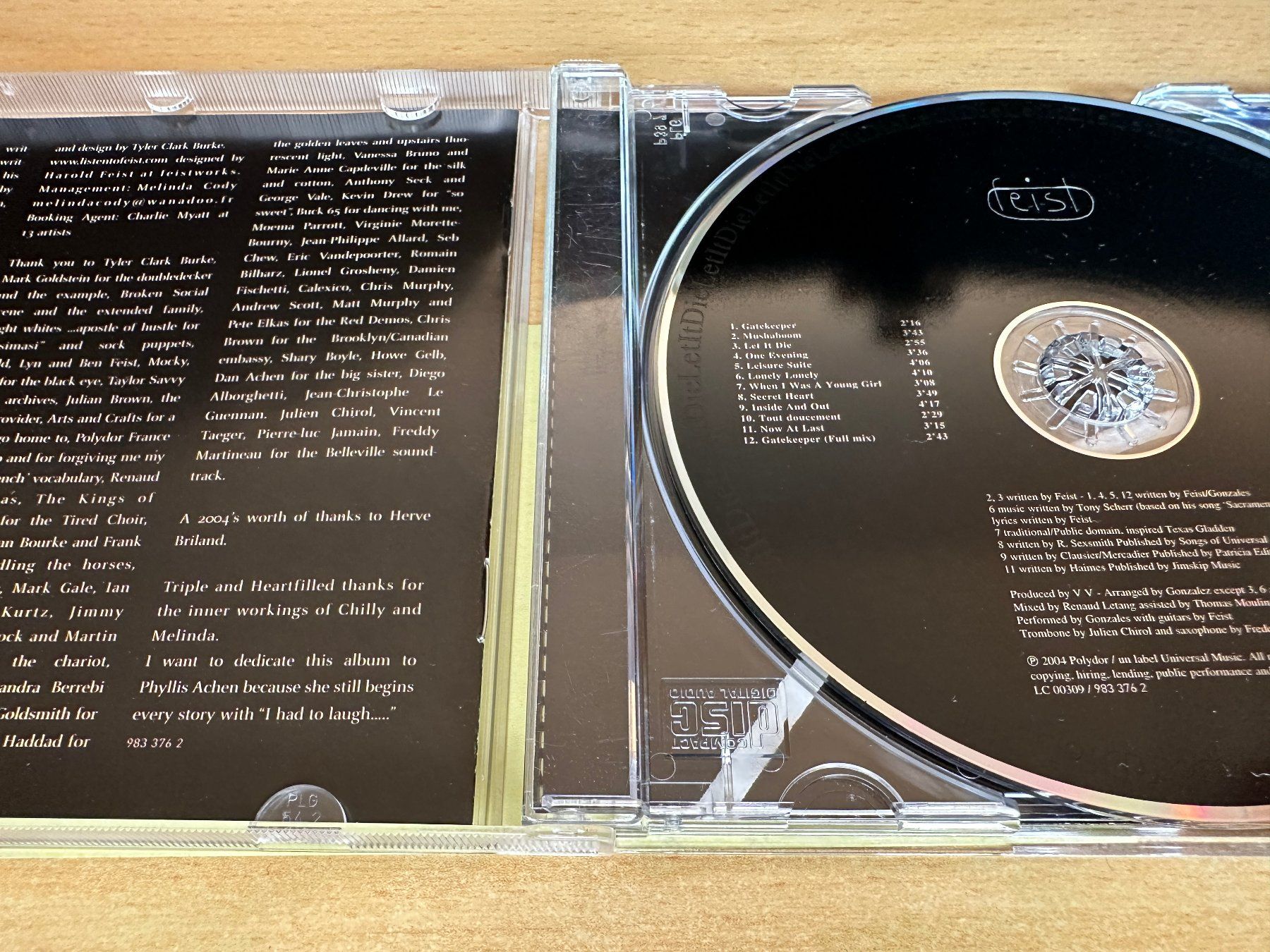 CD: Feist – Let It Die – Usato da Rikon im Tösstal venduto da Alpenmutz 2