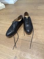 Schwarze Lederschuhe, Grösse 38, Top Zustand für Herbst!