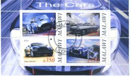 Block AC Cobra, Aston Martin, Mercedes-Benz. Malawi.