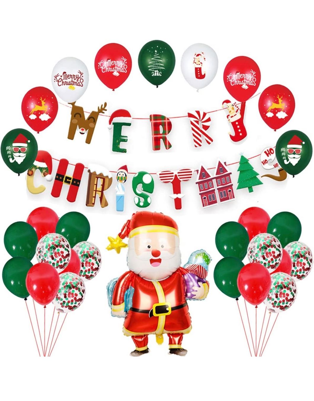 Tutte le decorazioni: Weihnachtsballon Deko Set, 30 Teile – Nuovo e nell'imballaggio originale da Basel venduto da Seifehuesli