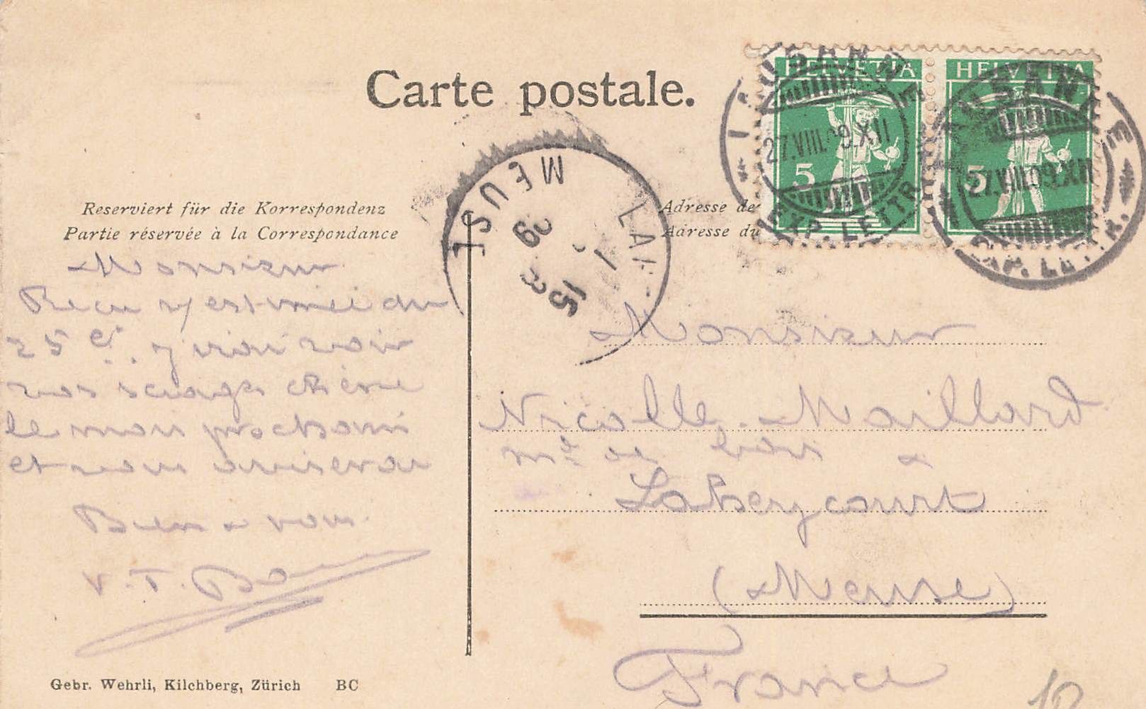Cartoline postali: Alpenpost diligenza Sorgfalt Postkutsche – Usato da Biasca venduto da Blenio71 1