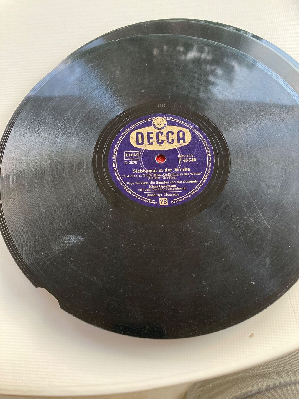 Dischi in vinile: 9 deutsche /schweizerische Schellackplatten fürs Grammophon – Usato da Altstätten SG venduto da orthophonix 6