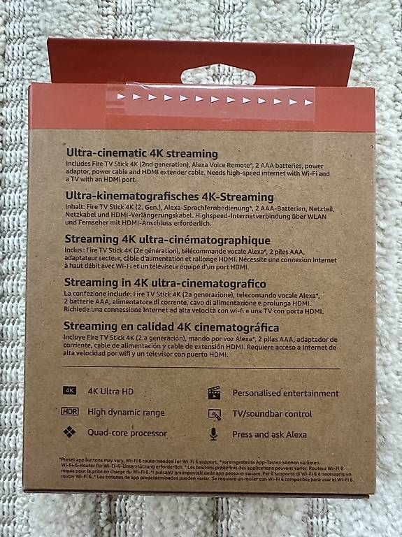 Sistemi audio & multimediali: Amazon Fire TV Stick 4K 8 GB, Fire OS – Usato da Dörflingen venduto da Kendraa 1